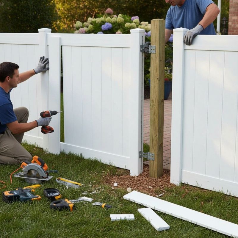 Composite Fence Repair